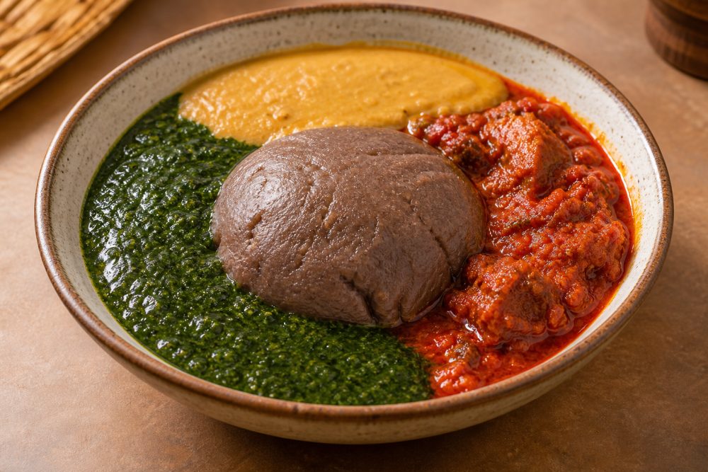 Amala, Ewedu & Gbegiri