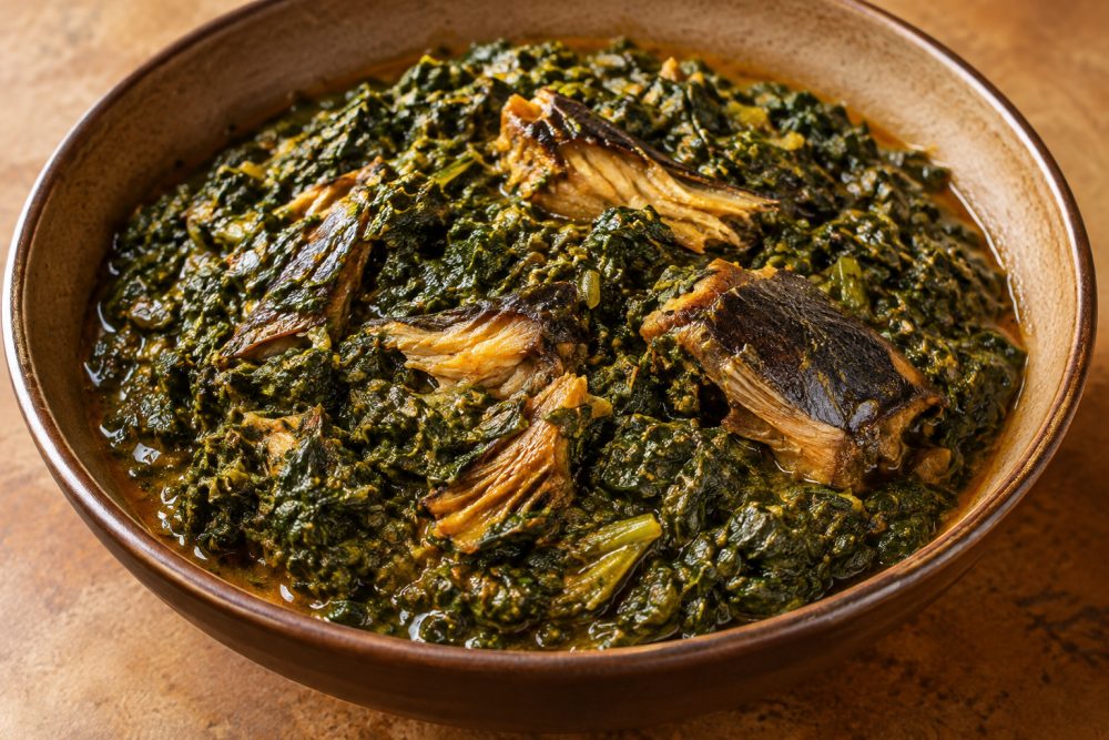 Pondu Cassava Leaf Stew